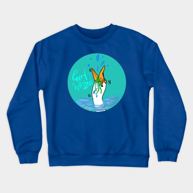 Dying Swan x Girl Wasted Crewneck Sweatshirt by GirlWastedCouture